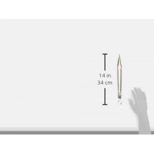 Cuisipro 12-Inch Stainless Steel Locking Tongs