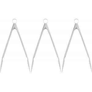 Cuisipro 12-Inch Stainless Steel Locking Tongs