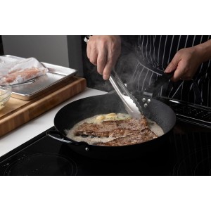 Cuisipro 12-Inch Stainless Steel Locking Tongs