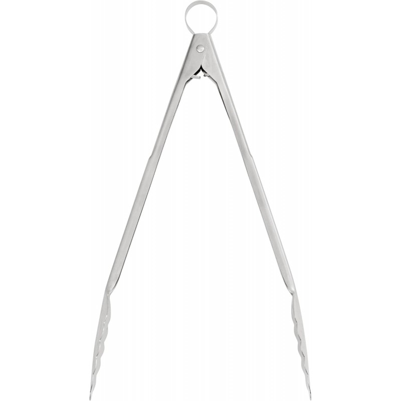 Cuisipro 12-Inch Stainless Steel Locking Tongs