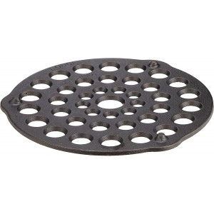 Lodge L8DOT3 Cast Iron Meat Rack/Trivet,...