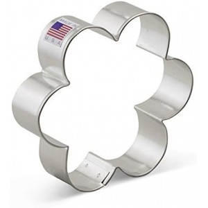 Ann Clark Scalloped Edge Flower Cookie Cutter, 3-3/4