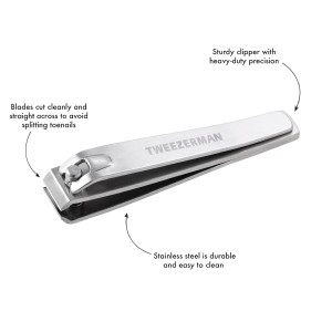 Tweezerman Stainless Steel Toenail Clipper
