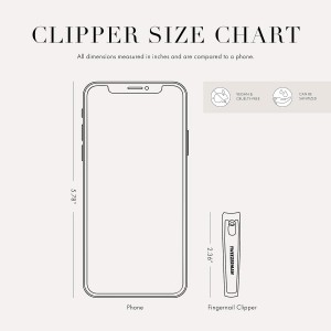 Tweezerman Fingernail Clipper, Stainless Steel
