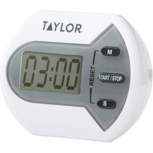 Taylor Digital Timer Counts Up and Down for School, Learning, Projects, and Kitchen Tasks