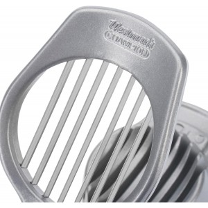 Westmark Mushroom & Egg Slicer – Heavy-Duty Aluminum Cutter with 7 Stainless Steel Blades for Even Slices, Multi-Purpose Food Slicer for Mushrooms, Eggs, Strawberries & Kiwi, Kitchen Essentials