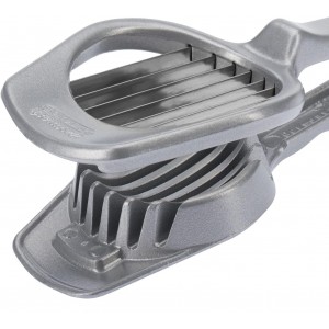 Westmark Mushroom & Egg Slicer – Heavy-Duty Aluminum Cutter with 7 Stainless Steel Blades for Even Slices, Multi-Purpose Food Slicer for Mushrooms, Eggs, Strawberries & Kiwi, Kitchen Essentials