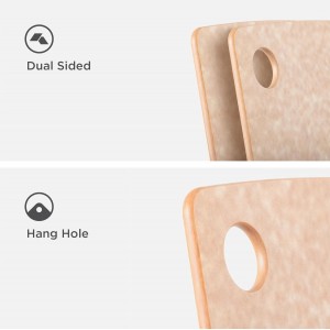 Kitchen Series Cutting Board, 17.5-Inch × 13-Inch, Natural