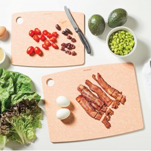Kitchen Series Cutting Board, 17.5-Inch × 13-Inch, Natural