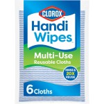 Clorox Handi Wipes Multi Use Reusable Cloths, 6 Count (Package May Vary)