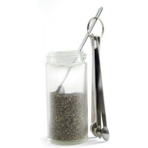 Norpro Mini Stainless Steel Measuring Spoons, Set of 5 (tad, dash, pinch, smidgen and drop), 5