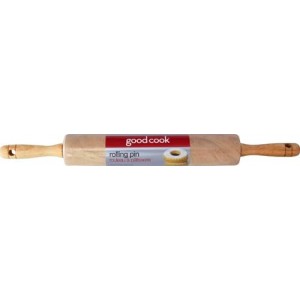 GoodCook Everyday Rolling Pin, 17 inches, Wood