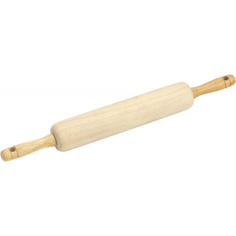 GoodCook Everyday Rolling Pin, 17 inches, Wood