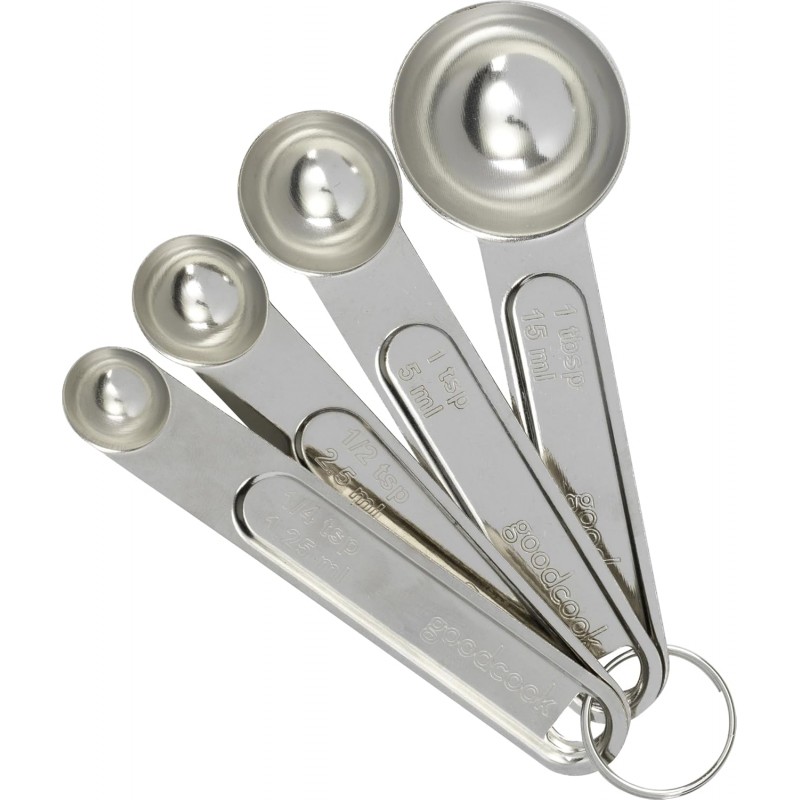 Classic Set of 4 Stainless Steel Measuring Spoons