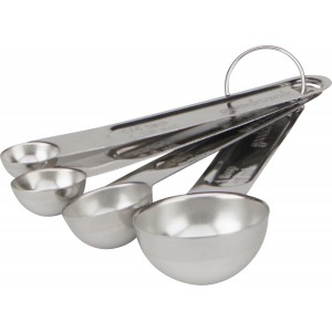 Classic Set of 4 Stainless Steel Measuring Spoons