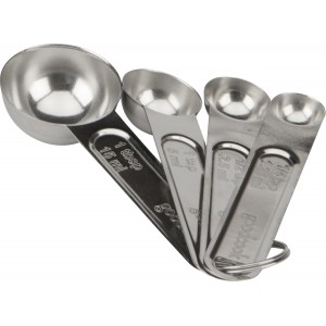 Classic Set of 4 Stainless Steel Measuring Spoons