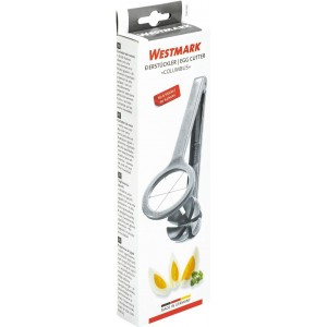 Westmark Wedge Egg Slicer - Heavy-Duty Aluminum Cutter with Stainless Steel Blades for Wedge Slices, Multi-Purpose Wedger for Eggs, Mushrooms, Strawberries & Kiwi, Kitchen Essentials