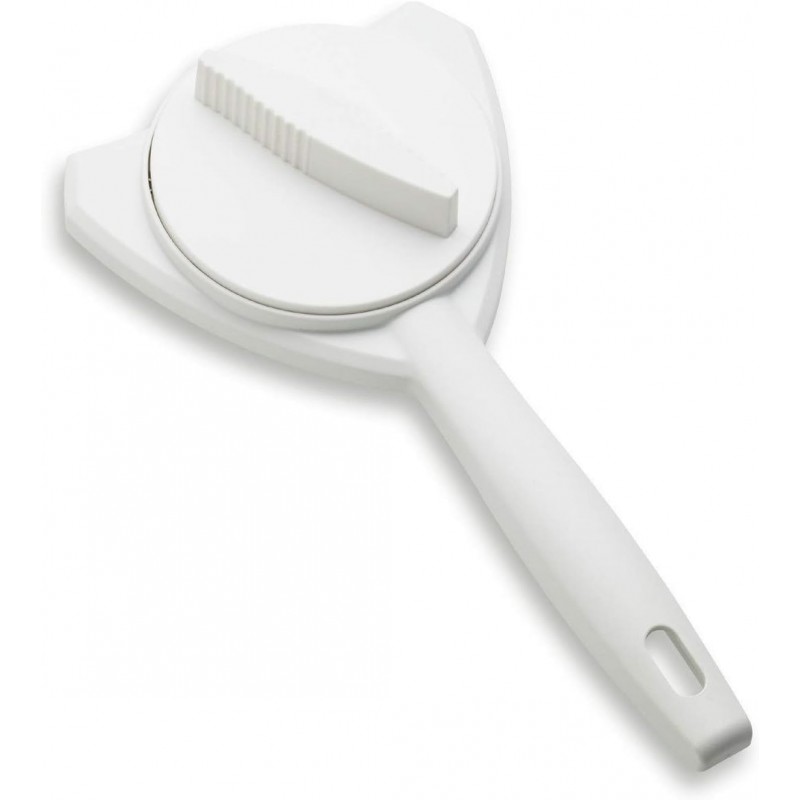 KUHN RIKON Strain-Free Gripper Opener for Jars and Bottles, 10 x 5 x 2.25 inches, White