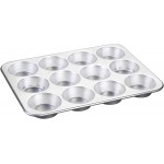 Nordic Ware Natural Aluminum Commercial Muffin Pan, 12 Cup
