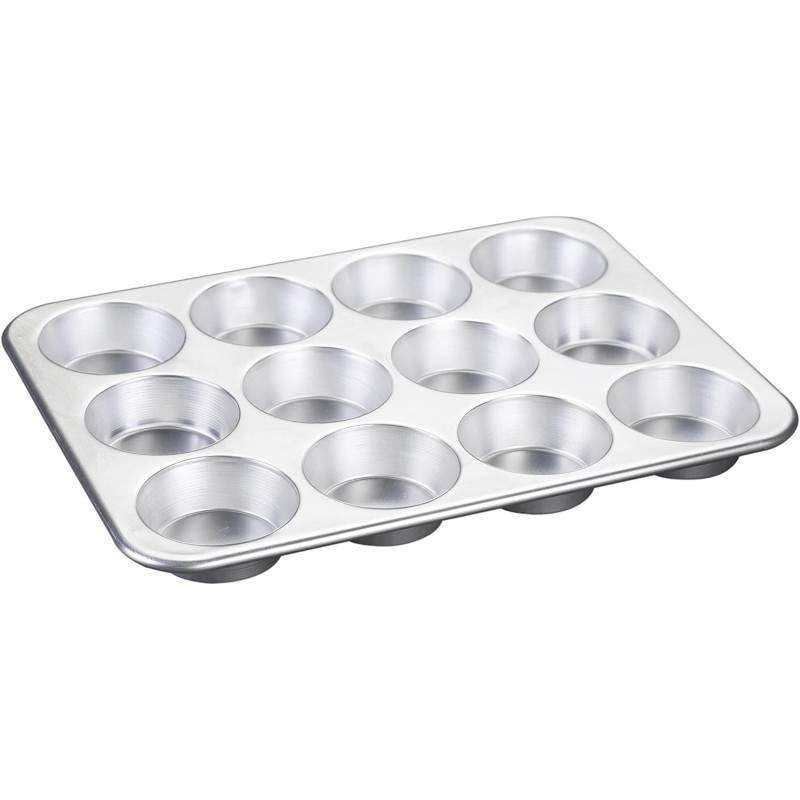 Nordic Ware Natural Aluminum Commercial Muffin Pan, 12 Cup