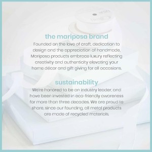 MARIPOSA BEADED WINE COASTER | SILVER | BRILLANTE | BARWARE | WINE PLATES & COASTERS | RECYCLED SANDCAST ALUMINUM | HANDMADE IN MEXICO