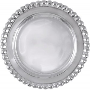 MARIPOSA BEADED WINE COASTER | SILVER | ...