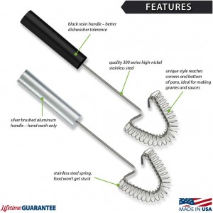 Rada Cutlery Handi-Stir Whisk (R117), 2.5