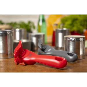 Kuhn Rikon Auto Safety LidLifter/Can Opener with Ring Pull, 8 x 2.5 x 2.75 inches, Black
