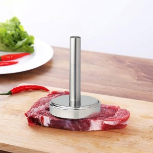 Fantes Meat Pounder, Stainless Steel, 5-Inches Tall with 3.25-Inch Pounding Surface, The Italian Market Original since 1906, 1 EA