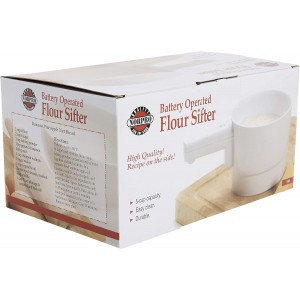 Norpro Battery Operated Sifter, White