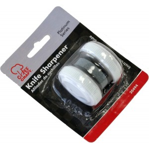 Chef Craft 20494 Knife Sharpener, White, 1.75