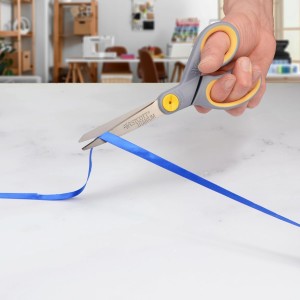 Westcott 8” Titanium Bonded Scissors with Adjustable Glide and Soft Handle, 2-Pack- Durable Multipurpose Scissors for Office, Home, and School Use, Sharp Precision Blades for Everyday Cutting