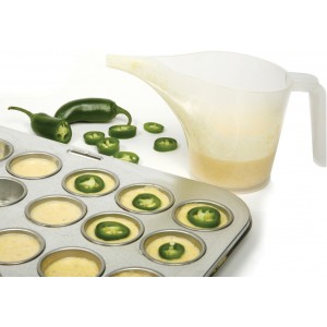 Norpro, White 2 Cup Measuring Funnel Pitcher