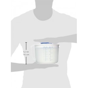 Norpro Mixing Jug with Measures, 9-Cup, One Size, Blue