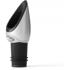 Metrokane Rabbit Wine Pourer with Stopper, Black, W6116N, 1 EA