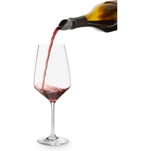 Metrokane Rabbit Wine Pourer with Stopper, Black, W6116N, 1 EA