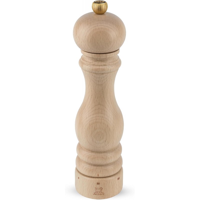 u'Select manual pepper mill in natural wood, 22 cm