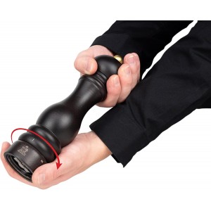 Pepper Mill, u'Select, Wood, Chocolate Finish, 22 cm - 9 in