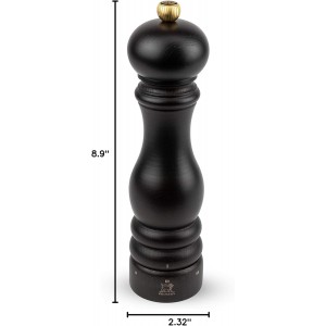 Pepper Mill, u'Select, Wood, Chocolate Finish, 22 cm - 9 in