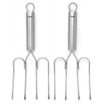 Norpro 2-Piece Stainless Steel Turkey Lifter Tenderizer