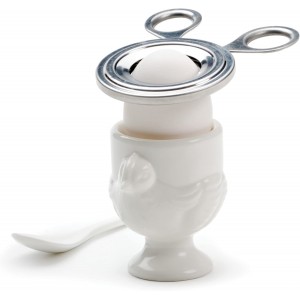 RSVP International Endurance Kitchen Tool Collection Durable & Easy to Clean, Dishwasher Safe, Egg Topper, Stainless Steel