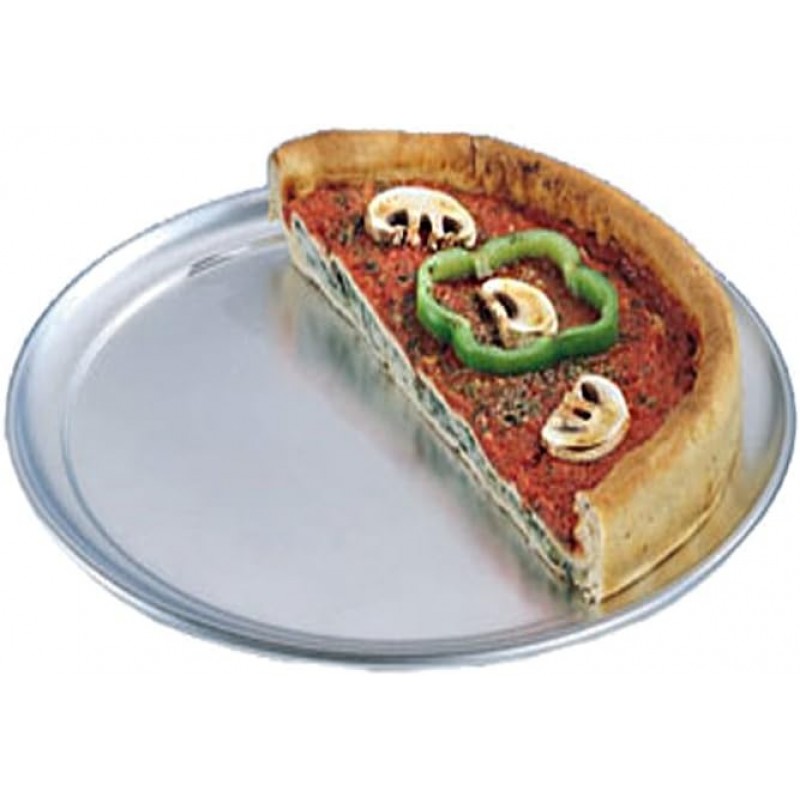 American METALCRAFT, Inc. Pizza Pan,Wide Rim,16 In.