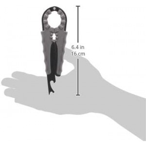 Jokari Multi Bottle Opener for Jars Bottles and Cans 3 in 1 Easy Grip Lid Opener for Weak Hands Twist Caps Pull Tabs Pop Tops and Small Lids Arthritis Aid Manual Kitchen Tool Black