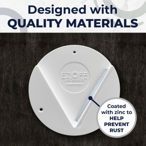 EZ Off Jar Opener for Seniors - Under Cabinet Jar Openers for Weak Hands, Easy Grip, Arthritis jar opener, One Handed Gadgets & Bottle Opener - Essential Kitchen Gadgets for Home Assistance - White