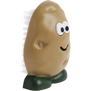 Joie Spud Dude Potato Brush, Vegetable and Fruit Scrubber, Produce Cleaner, Cute Kitchen Gadget, Dishwasher Safe