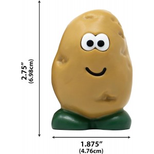 Joie Spud Dude Potato Brush, Vegetable and Fruit Scrubber, Produce Cleaner, Cute Kitchen Gadget, Dishwasher Safe