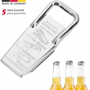 Westmark Hermetus Steel 3-in-1 Bottle Opener & Resealer – German Beer Bottle Opener with Airtight Seal, Made from Heavy-Duty Steel, Traditional Design
