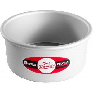 Fat Daddio's PCC-63 Round Cheesecake Pan, 6 x 3 Inch, Silver