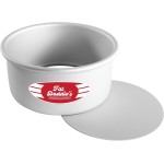 Fat Daddio's PCC-63 Round Cheesecake Pan, 6 x 3 Inch, Silver