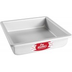 Fat Daddio's PSQ-882 Anodized Aluminum Square Cake Pan, 8 x 2 Inch